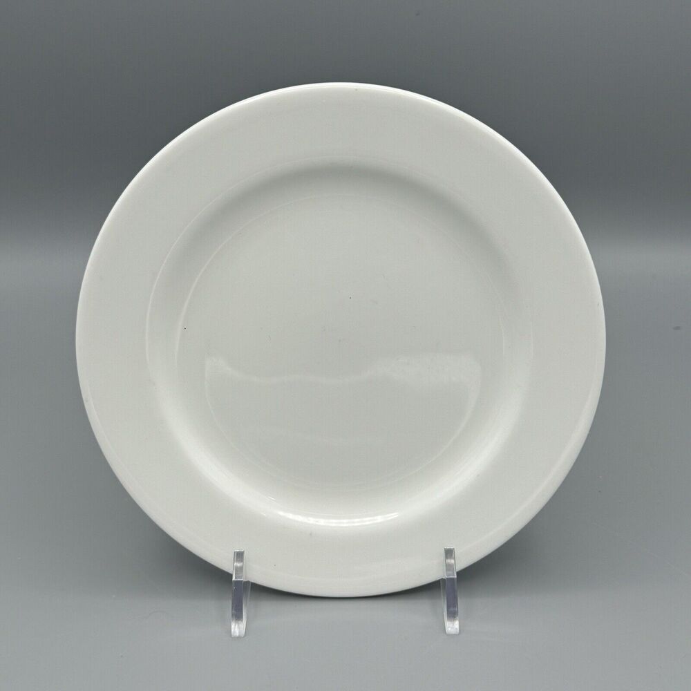 Vtg Fortessa Bone China White Round Bread and Butter Plate 6 1/4" Gourmet Snack